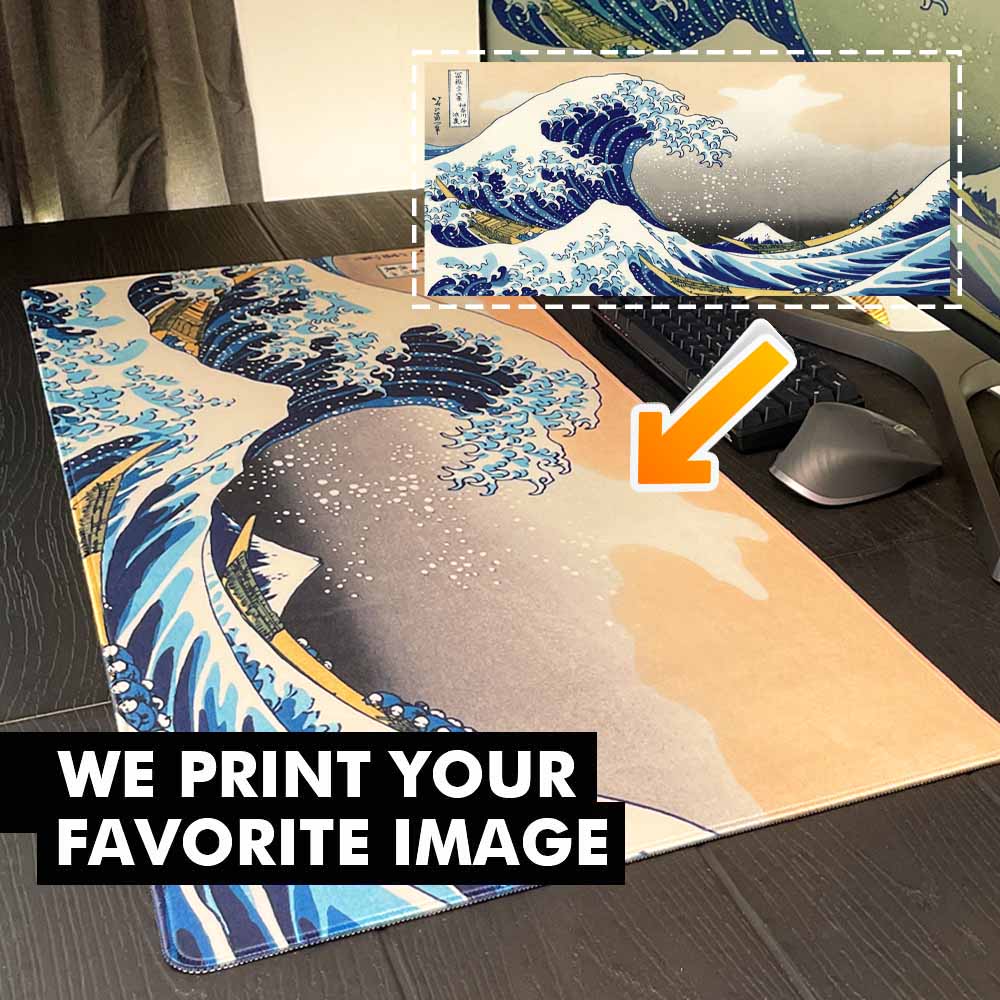 jordskælv tilskadekomne initial Print your image' Large Custom Gaming Mouse Pad/Desk Mat – Ultimate Custom  Gaming Mouse Pads