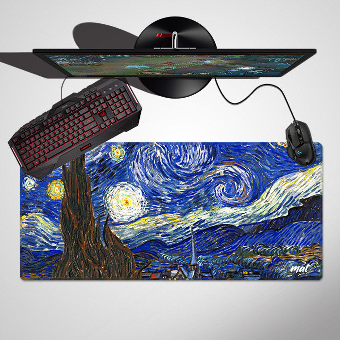 'Van Gogh' Premium XL Gaming Mouse Pad - Ultimate Custom Gaming Mouse Pads / Desk mats