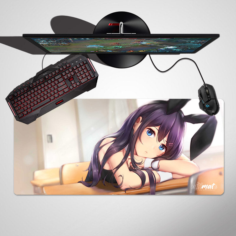 'Bunny Senpai' Premium XL Gaming Mouse Pad - Ultimate Custom Gaming Mouse Pads / Desk mats