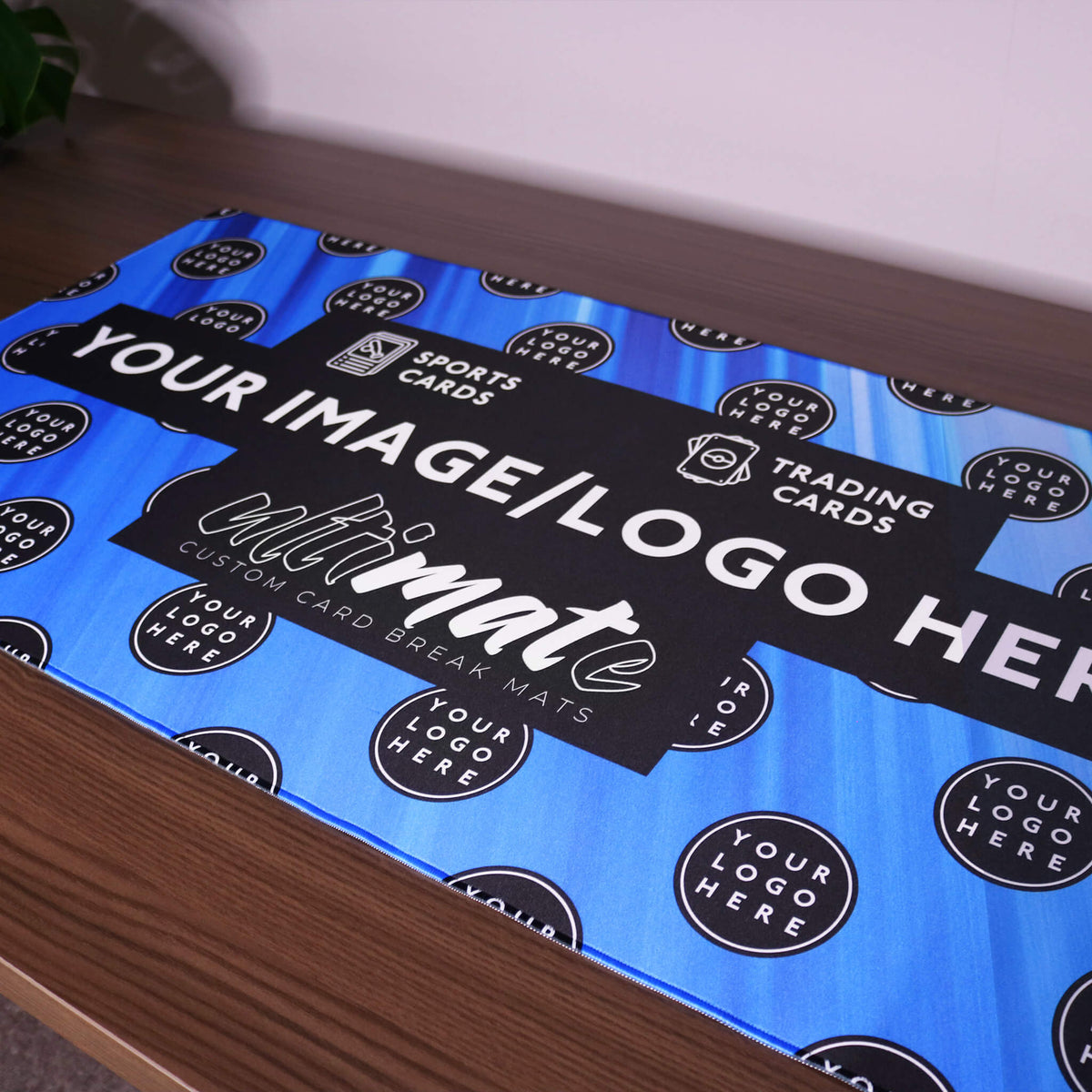 'Print Your Brand' Large Custom Card Break Mat – Ultimate Custom Gaming ...