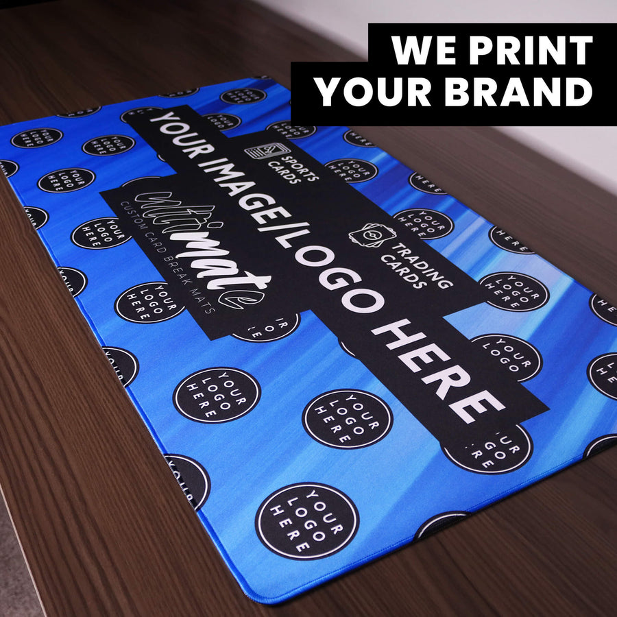 'Print Your Brand' Large Custom Card Break Mat – Ultimate Custom Gaming ...
