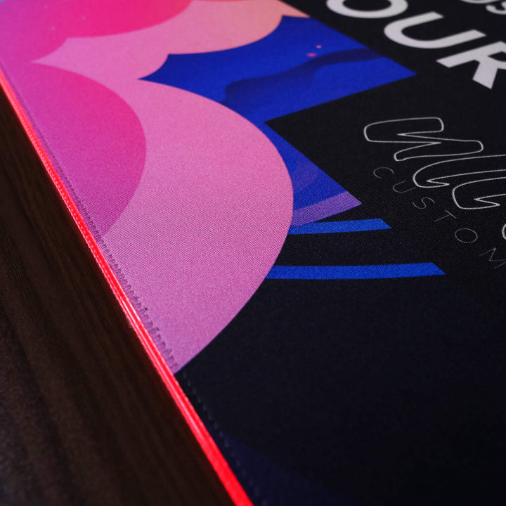 'Print your image' USB Port Custom RGB Mouse Pad