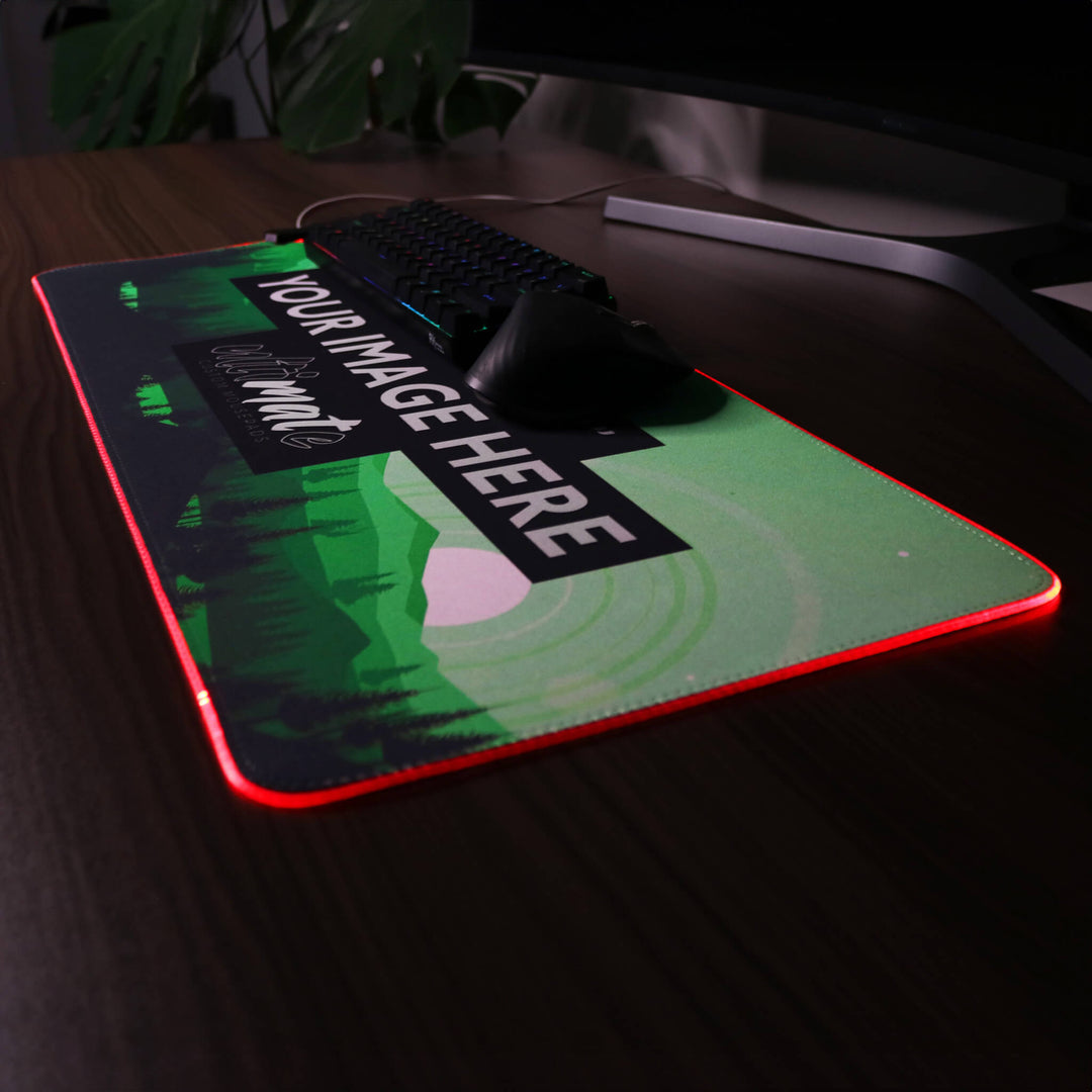 'Print your image' Large Custom RGB Gaming Mouse Pad | 70x30cm