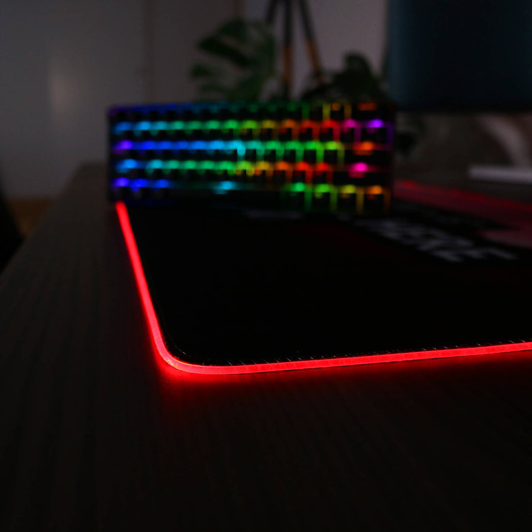 'Print your image' XXL Mega Custom RGB Gaming Mouse Pad | 90x40cm