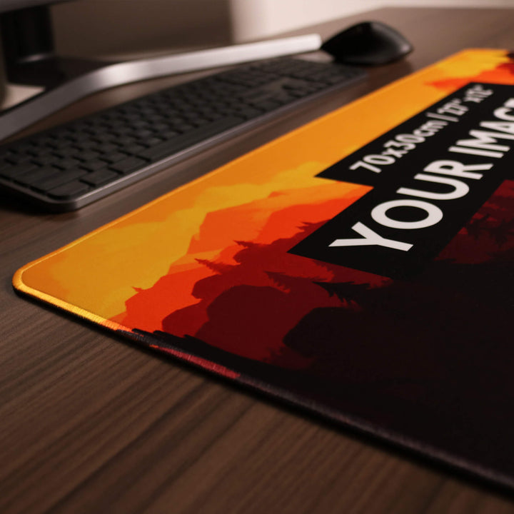 'Print your image' Large Custom Gaming Mouse Pad | 70x30cm
