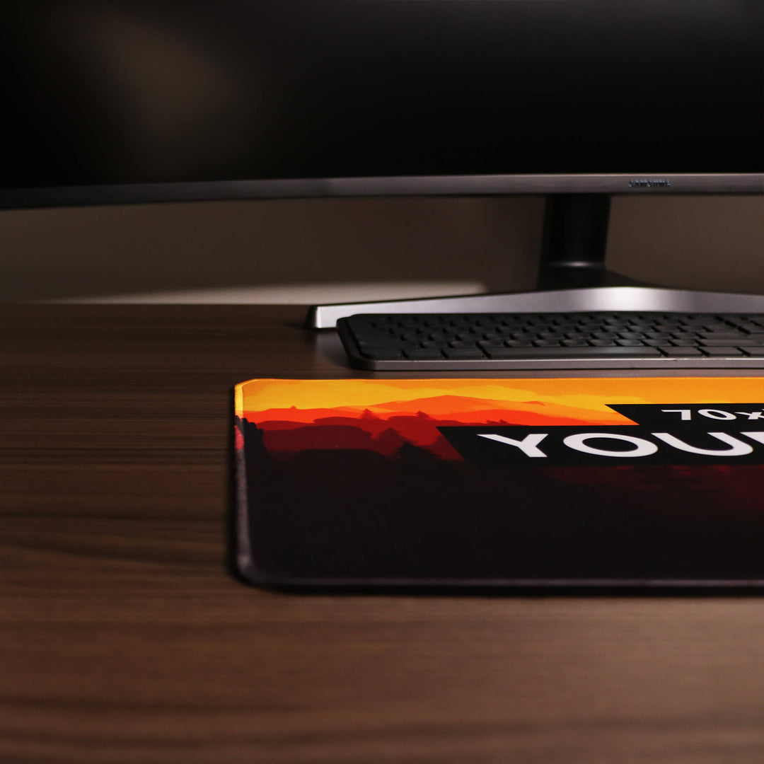 'Print your image' Large Custom Gaming Mouse Pad | 70x30cm
