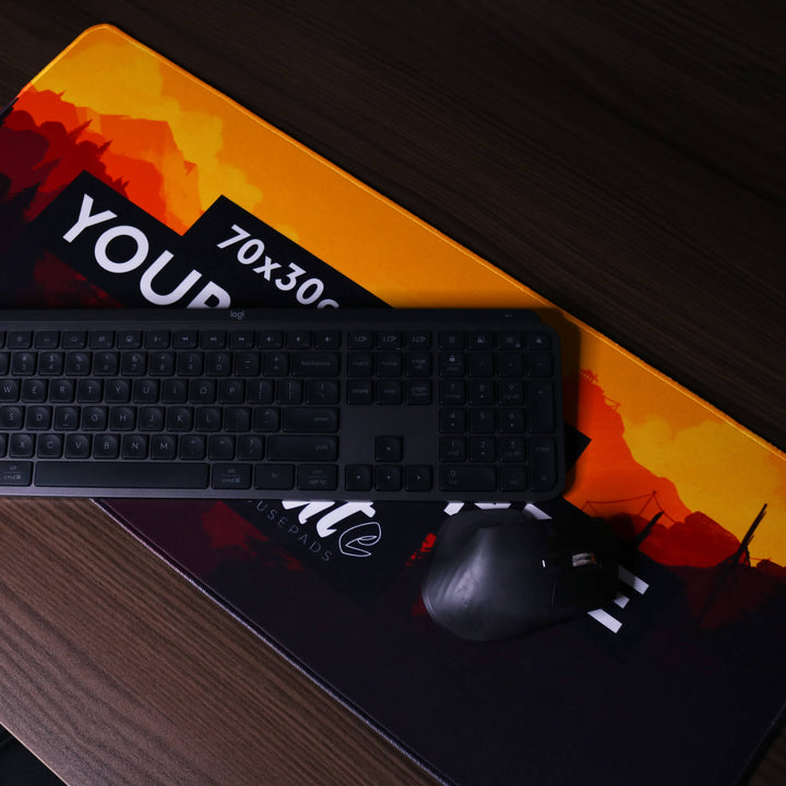 'Print your image' Large Custom Gaming Mouse Pad | 70x30cm