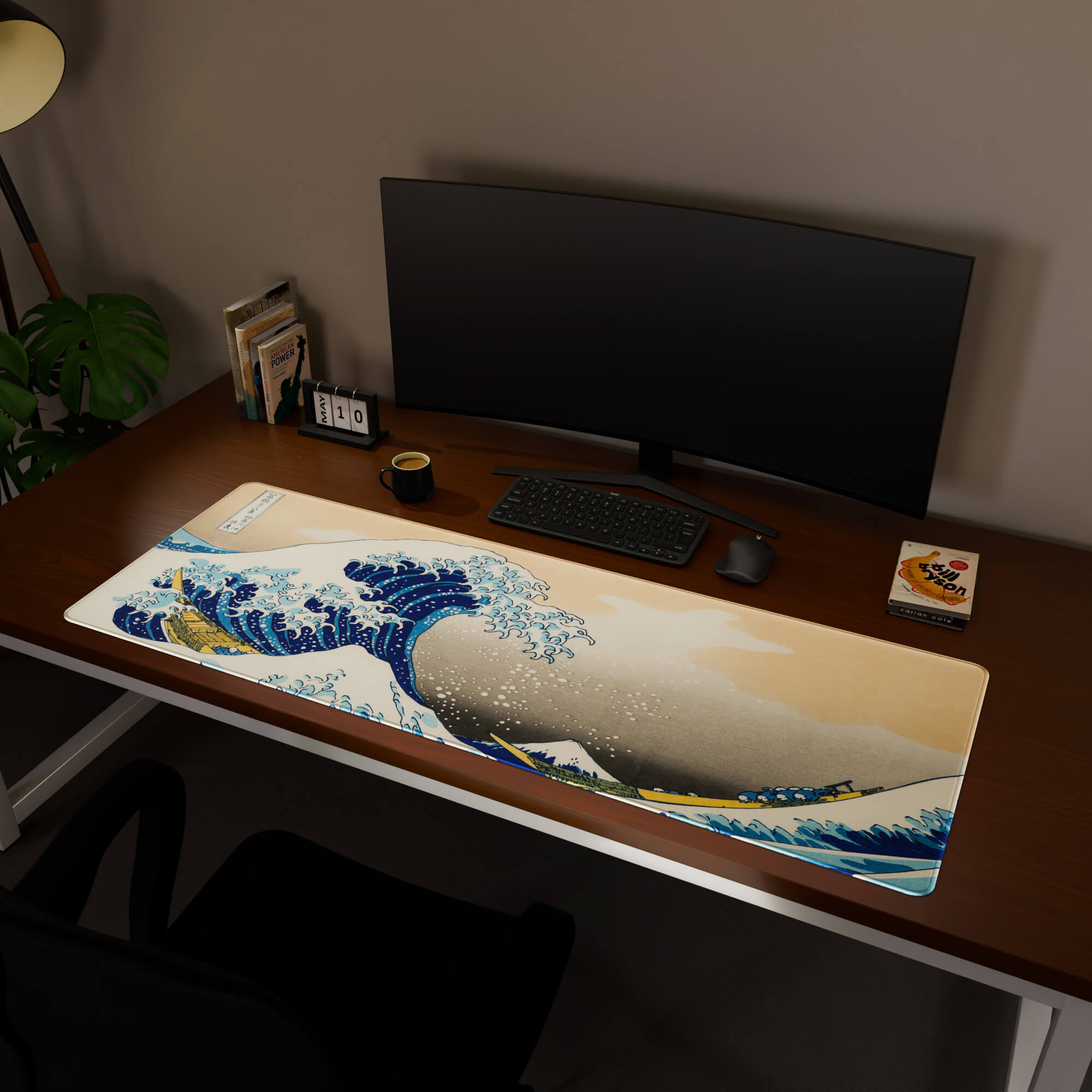 Great Wave of Kanagawa' Japanese Art Desk Mat – Ultimate Custom