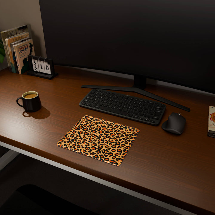 'Leopard Print' Premium Pattern Large Mouse Pad / Desk Mat