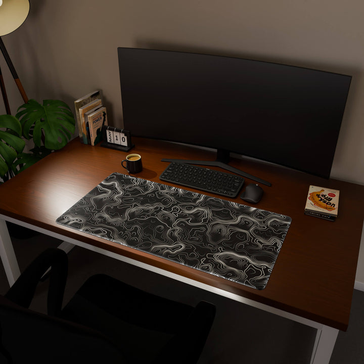 'Minimalist Topographic' Premium Large Mouse Pad / Desk Mat