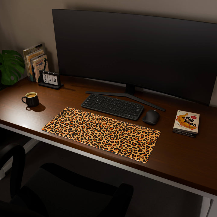 'Leopard Print' Premium Pattern Large Mouse Pad / Desk Mat