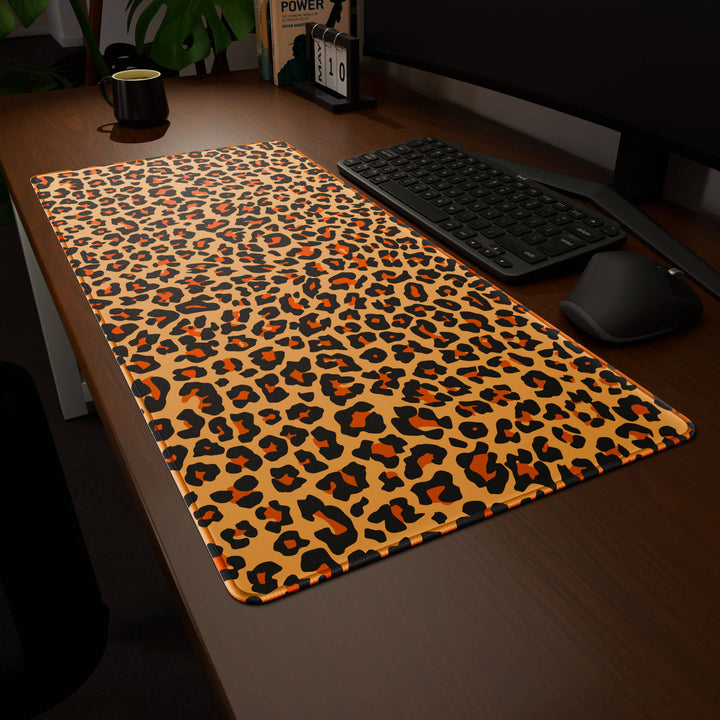 'Leopard Print' Premium Pattern Large Mouse Pad / Desk Mat
