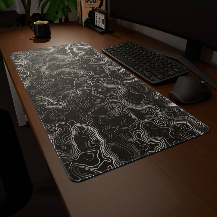 'Minimalist Topographic' Premium Large Mouse Pad / Desk Mat