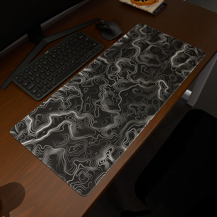'Minimalist Topographic' Premium Large Mouse Pad / Desk Mat