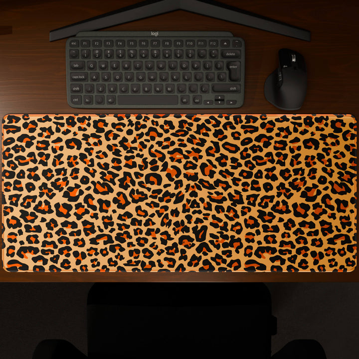 'Leopard Print' Premium Pattern Large Mouse Pad / Desk Mat