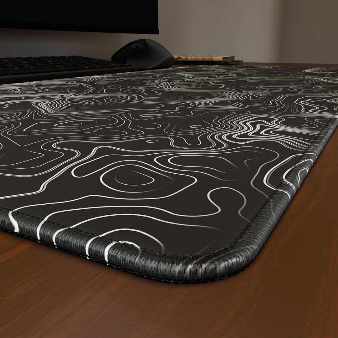 'Minimalist Topographic' Premium Large Mouse Pad / Desk Mat