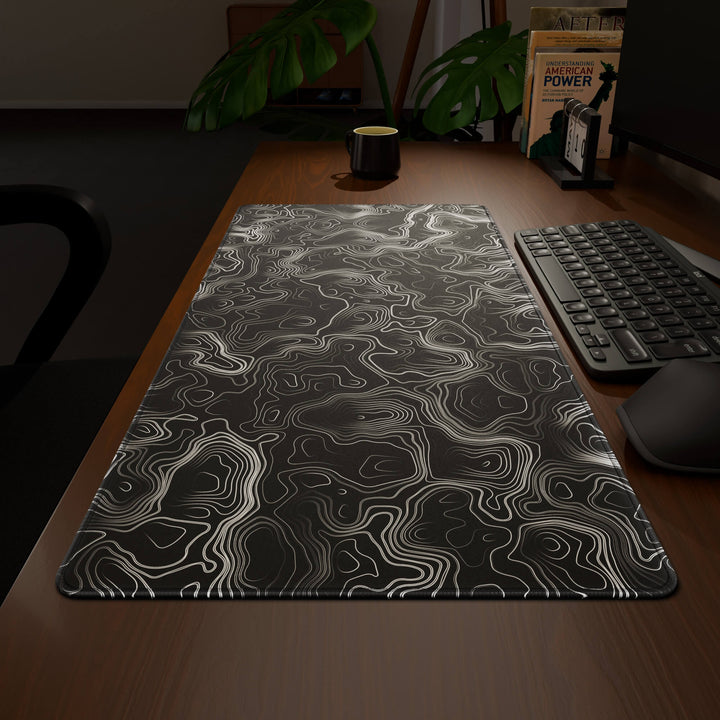'Minimalist Topographic' Premium Large Mouse Pad / Desk Mat