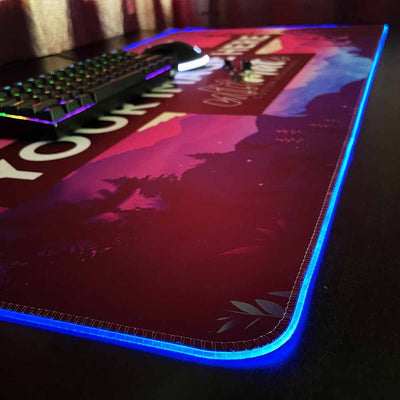 'Print your image' XXXL Ultimate Custom RGB Gaming Mouse Pad | 100x50cm