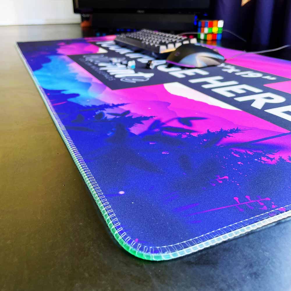 'Print your image' XXXL Ultimate Custom RGB Gaming Mouse Pad | 100x50cm