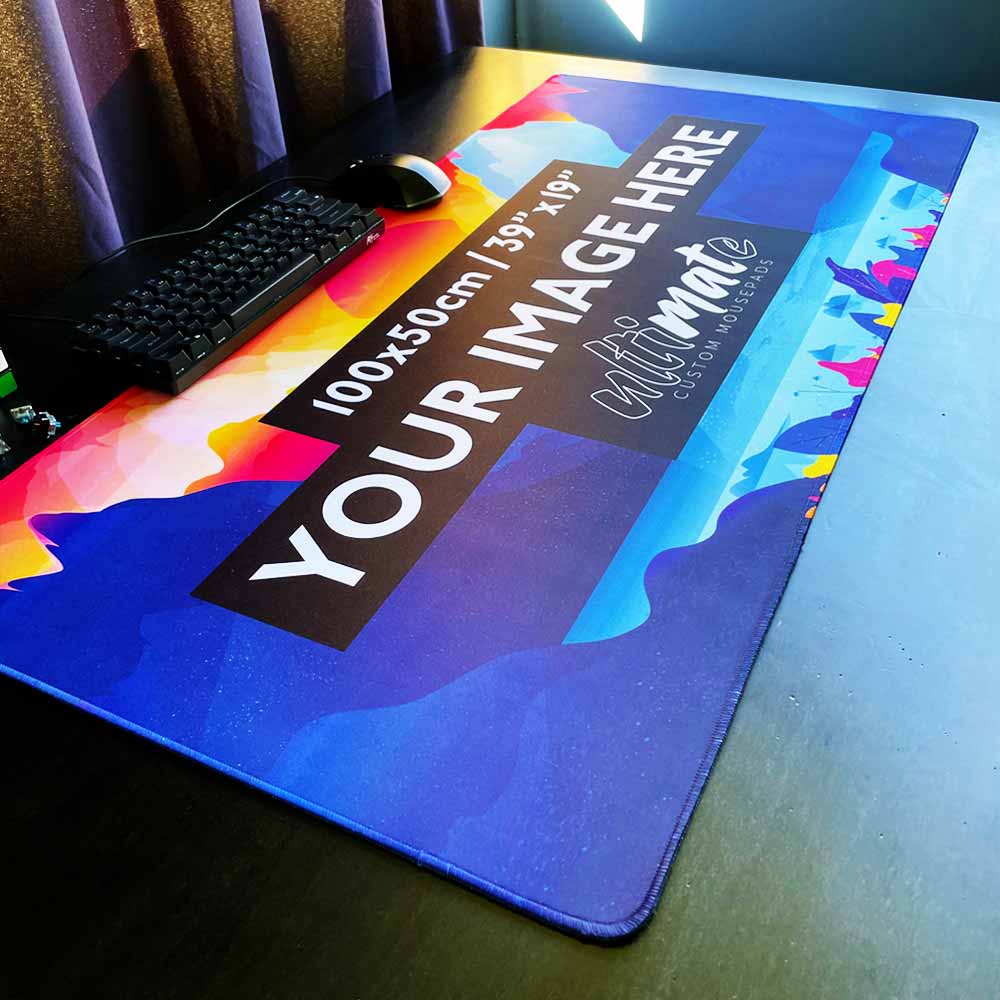 'Print your image' XXXL Ultimate Custom Gaming Mouse Pad | 100x50cm