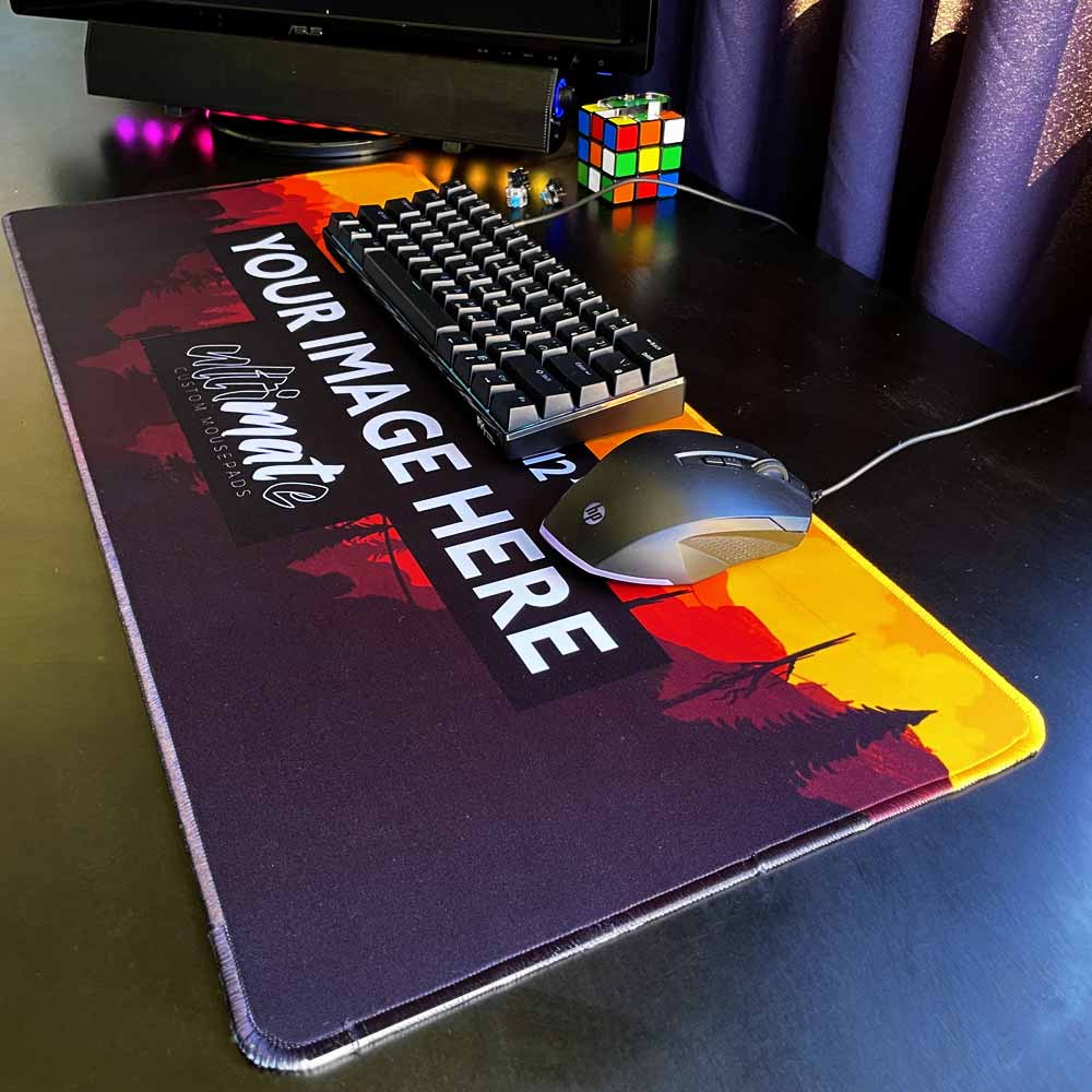 'Print your image' Large Custom Gaming Mouse Pad/Desk Mat – Ultimate ...