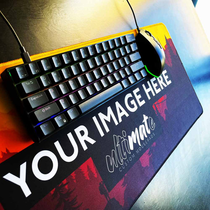 'Print your image' Large Custom Gaming Mouse Pad | 70x30cm