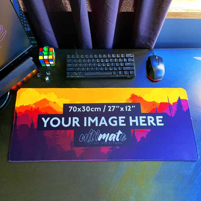 'Print your image' Large Custom Gaming Mouse Pad | 70x30cm