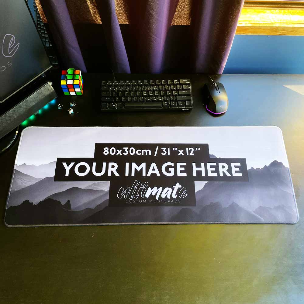 'Print your image' XL Custom Gaming Mouse Pad | 80x30cm
