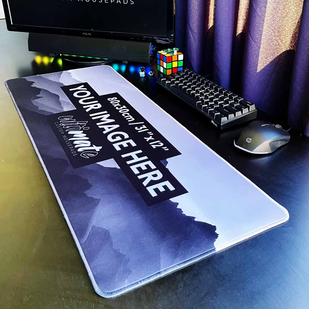 'Print your image' XL Custom Gaming Mouse Pad | 80x30cm