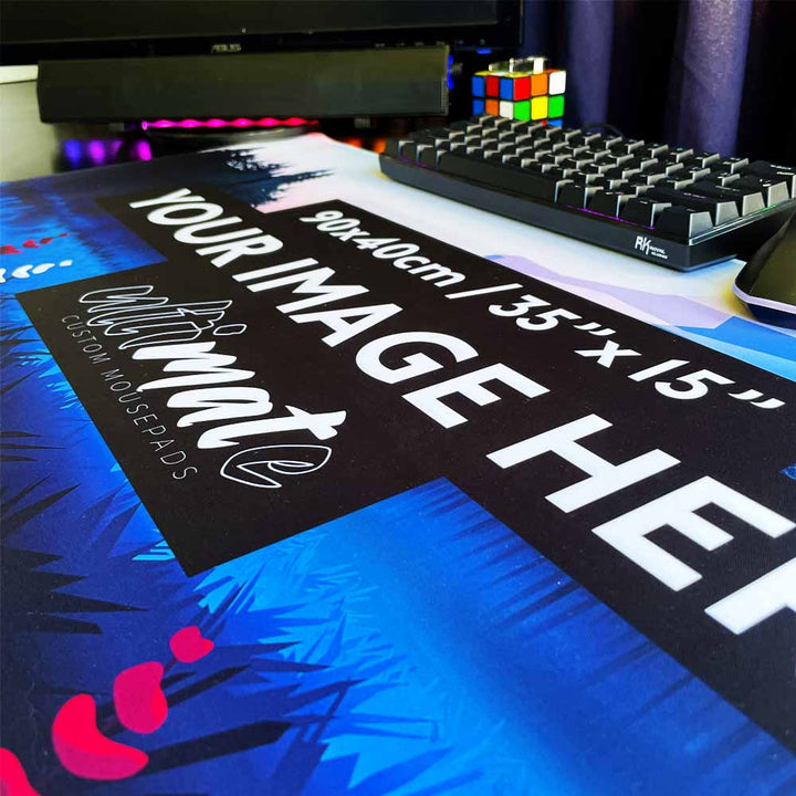 'Print your image' XXL Ultimate Custom Gaming Mouse Pad | 90x40cm