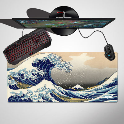 'Tsunami' Premium XL Gaming Mouse Pad - Ultimate Custom Gaming Mouse Pads / Desk mats 