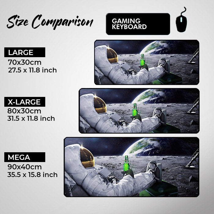 'One Small Sip' Premium XL Gaming Mouse Pad - Ultimate Custom Gaming Mouse Pads / Desk mats 