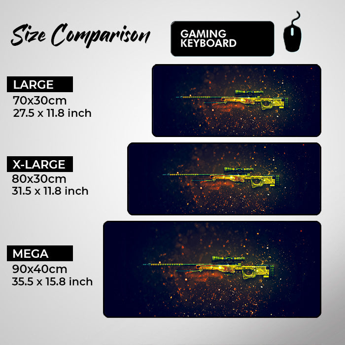 'Dragon Lore' Premium XL Gaming Mouse Pad - Ultimate Custom Gaming Mouse Pads / Desk mats 